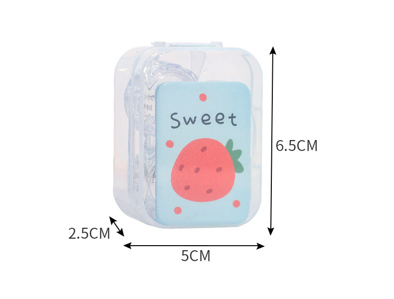 Contact Lens Case With Mirror