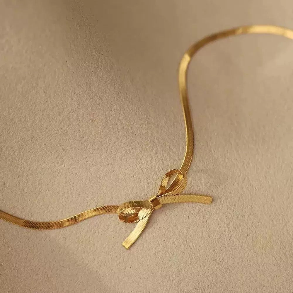 Bow Design Stainless Steel Chain