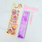 Glitter Ruler With Stickers