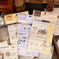 Journaling Art Magazine Deco Stickers