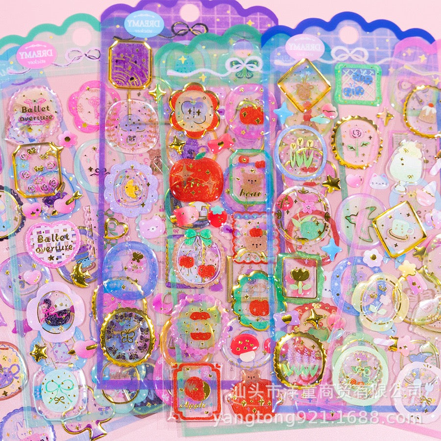 Transparent Wax Stamp Sticker
