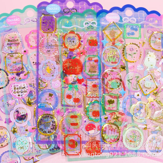Transparent Wax Stamp Sticker