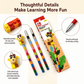 DIY Animal Puzzle Pencil Set