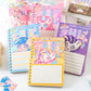 Kawaii Unicorn Spiral Diary