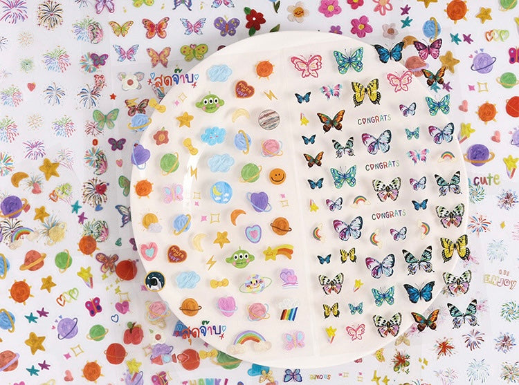 Doodle Journaling Stickers (4pcs Set)