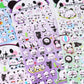 Panda Puffy Stickers