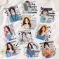 Girly Deco Sticker Set 10 PCs