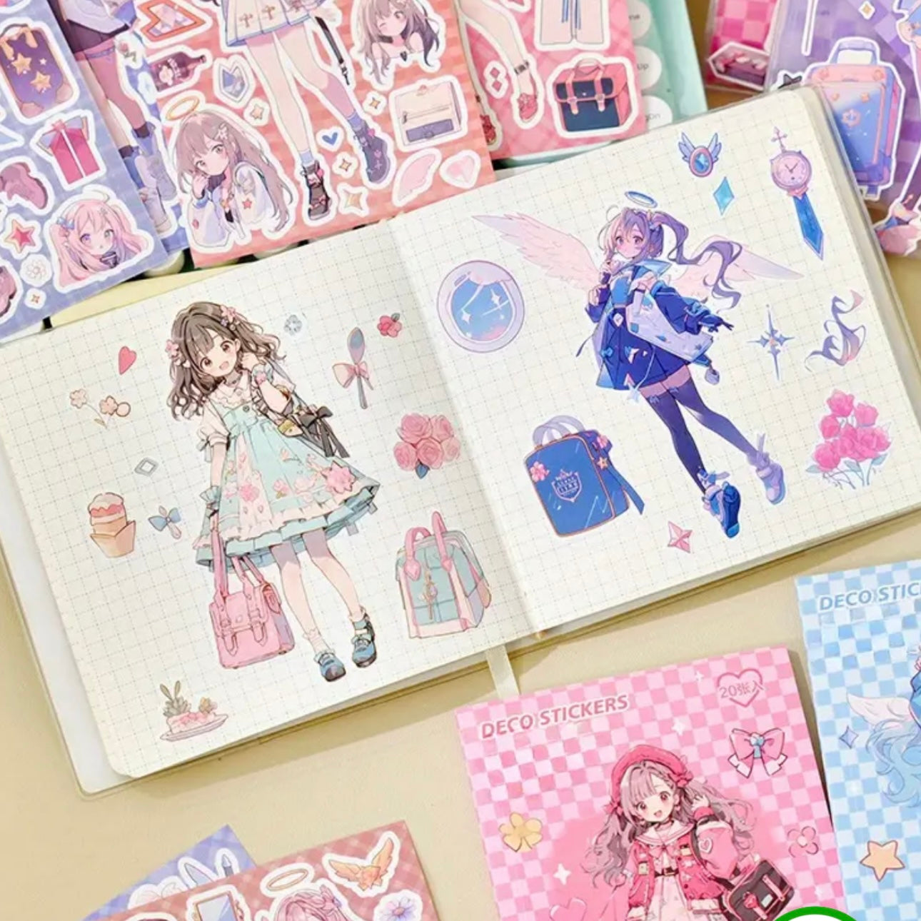 Girly Deco Sticker Book