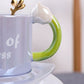 Pinteresty Tulip Mug With Soccer & Spoon