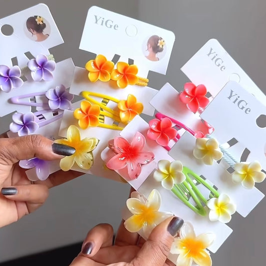Floral Clip Set