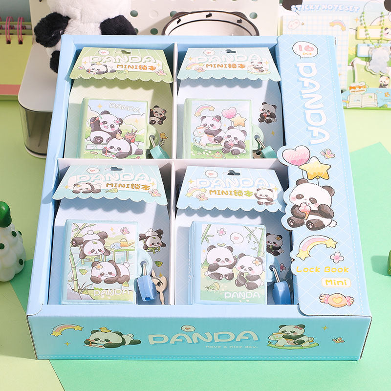 Panda Mini Lock Diary
