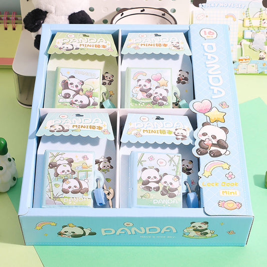 Panda Mini Lock Diary
