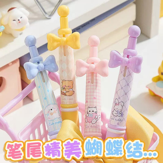 Cheese Bear Erasable Gel Pen Set