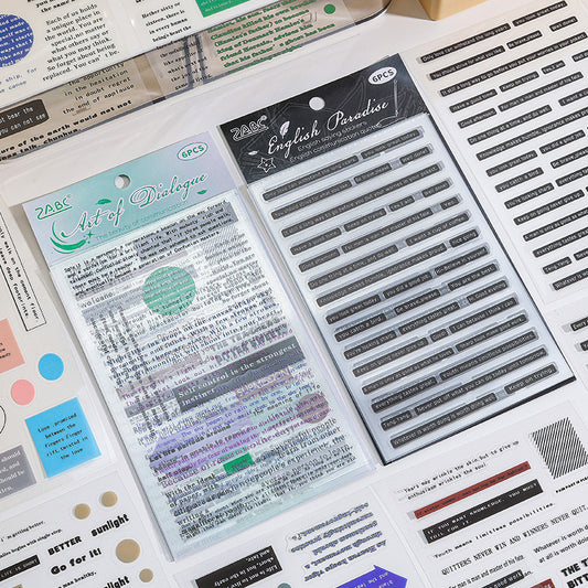Nordic Style Sticker Kit (6pcs)