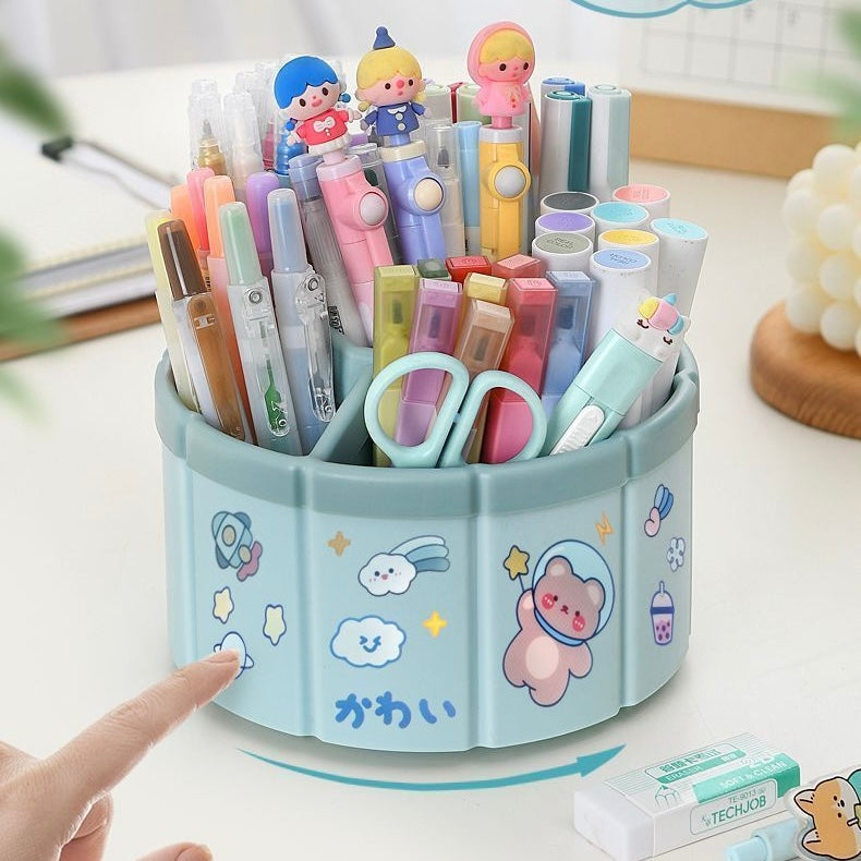 Kawaii Desk Organizer (360 Degree Feature)
