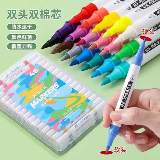 Kawaii Dual-Tip Acrylic Markers
