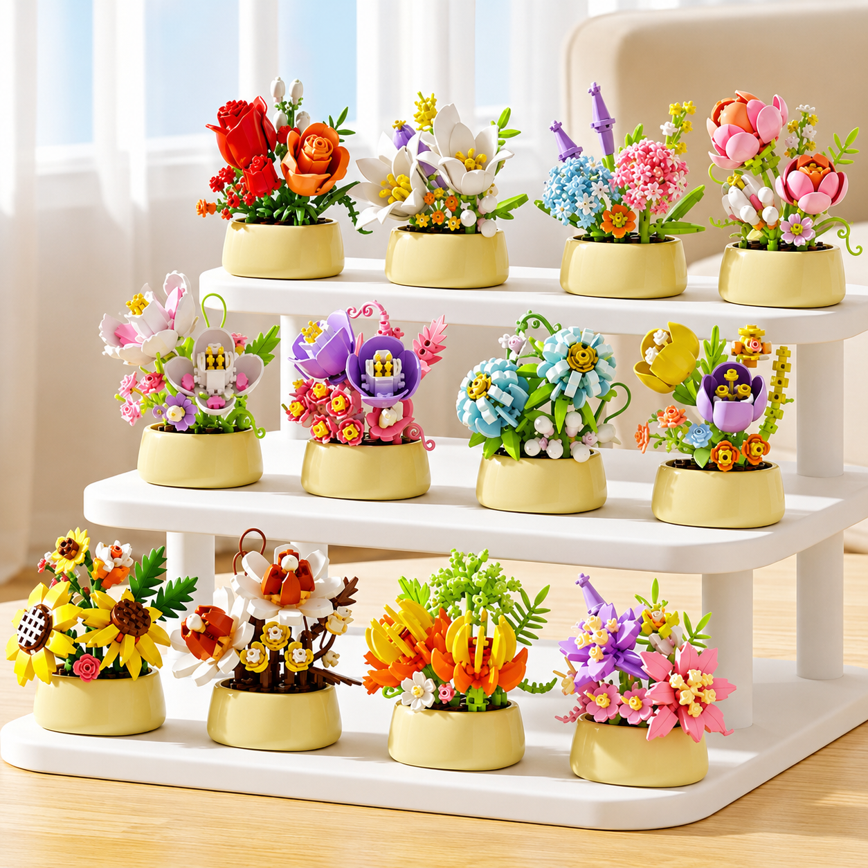 Floral Lego Set