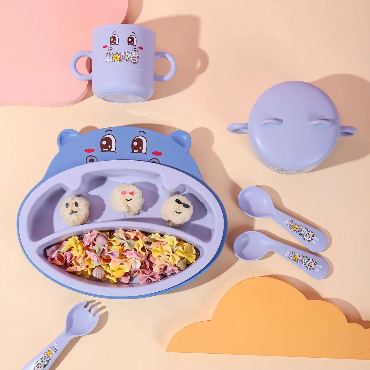 Happy Hippo Tableware Set
