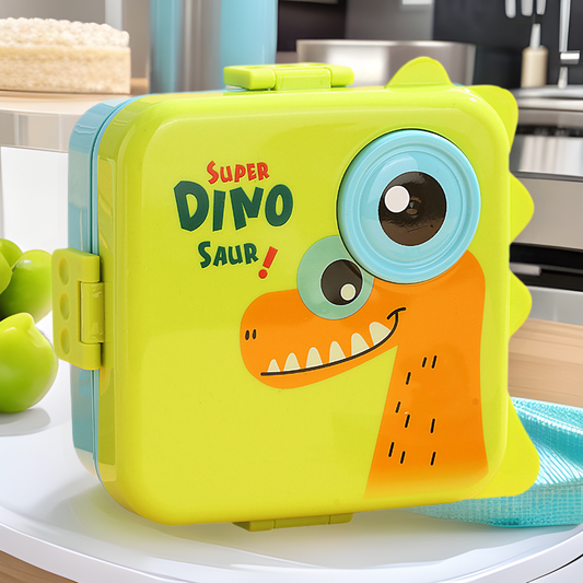 Dino Jumbo Stainless Steel Lunch Box