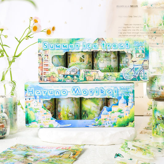 Summer Ice Treat Journaling Pet Washitape