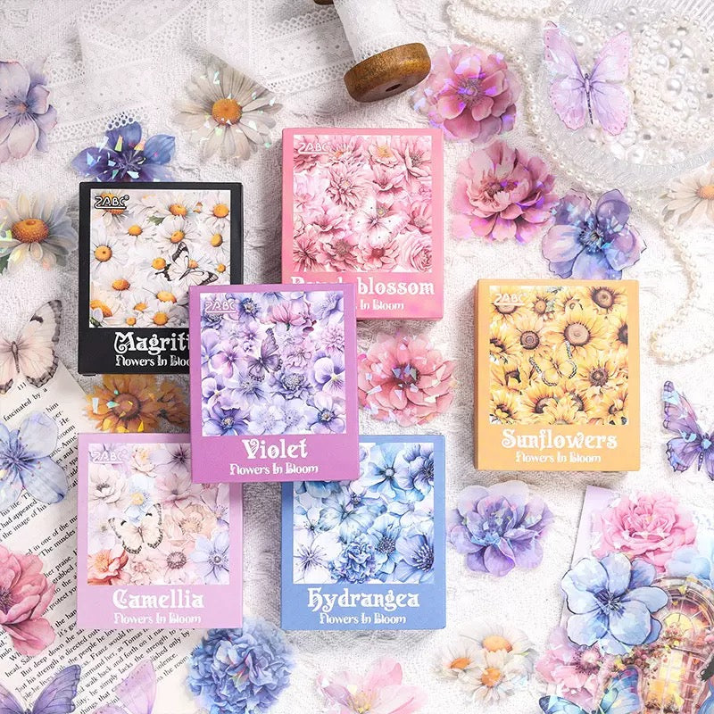 Vintage Floral Sticker Box