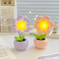 Mini Floral Lamp With Pot