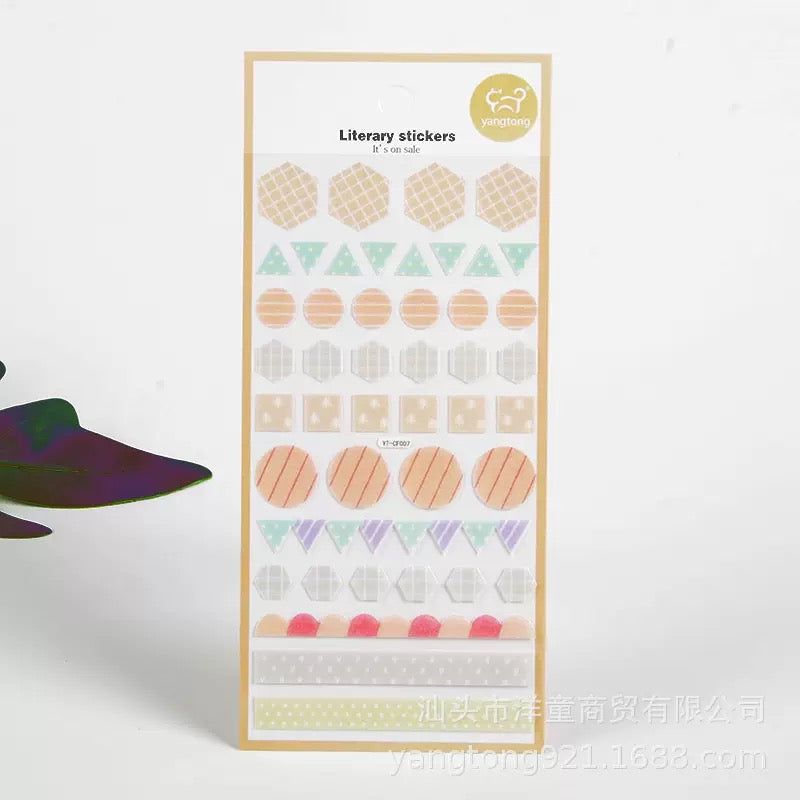 Daily Deco Shapes Sticker
