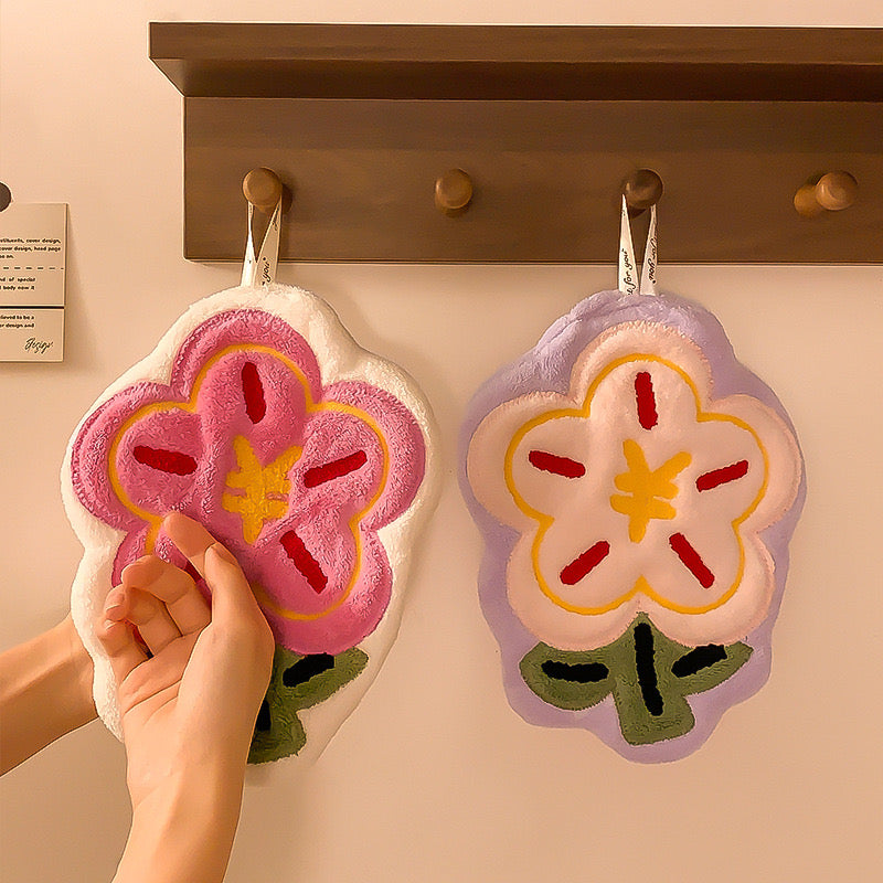 Kawaii Tulip Kitchen Towel