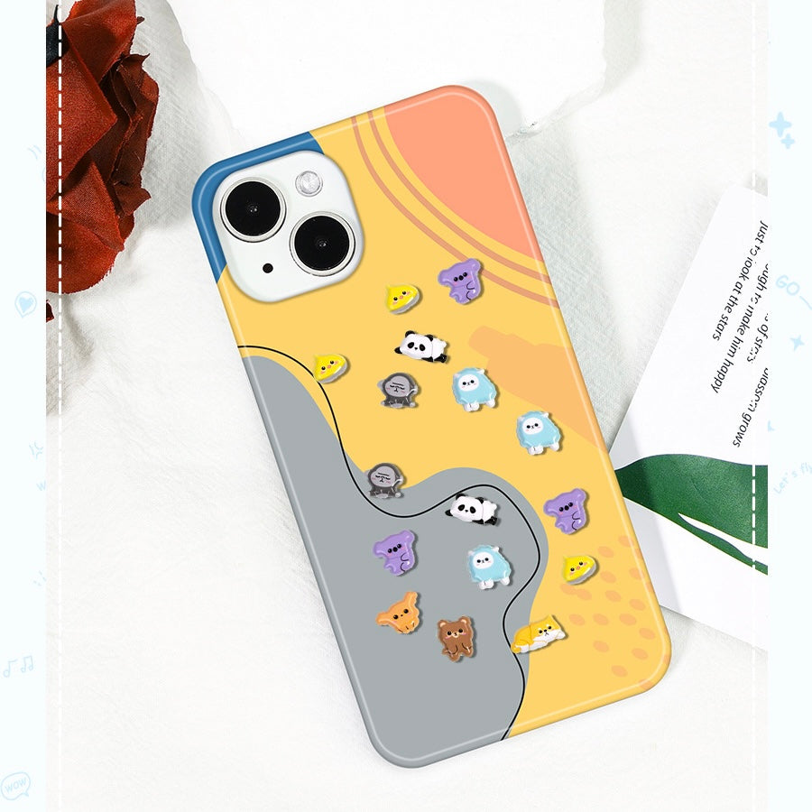 Kawaii Animal Puffy Sticker Set