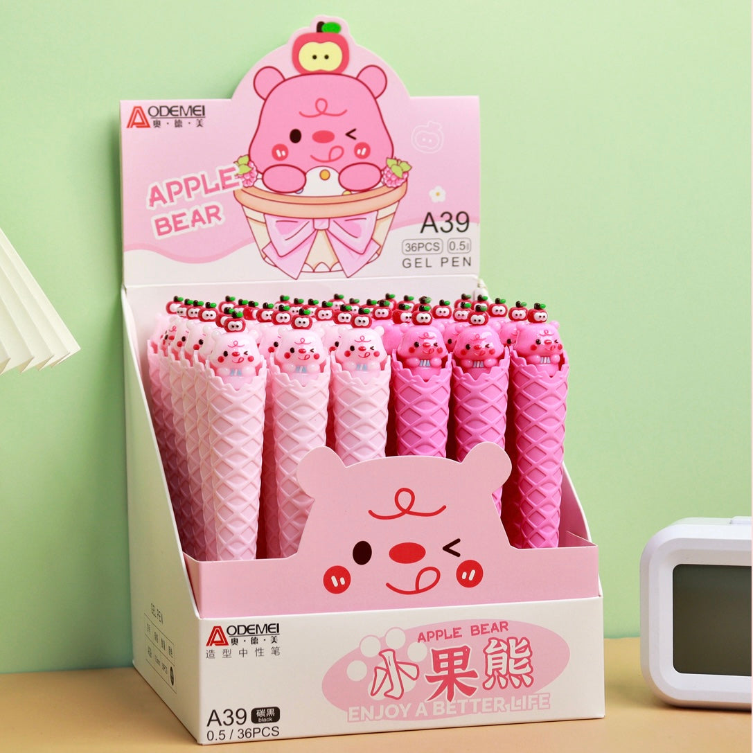 Apple Bear Ice Cream Pen