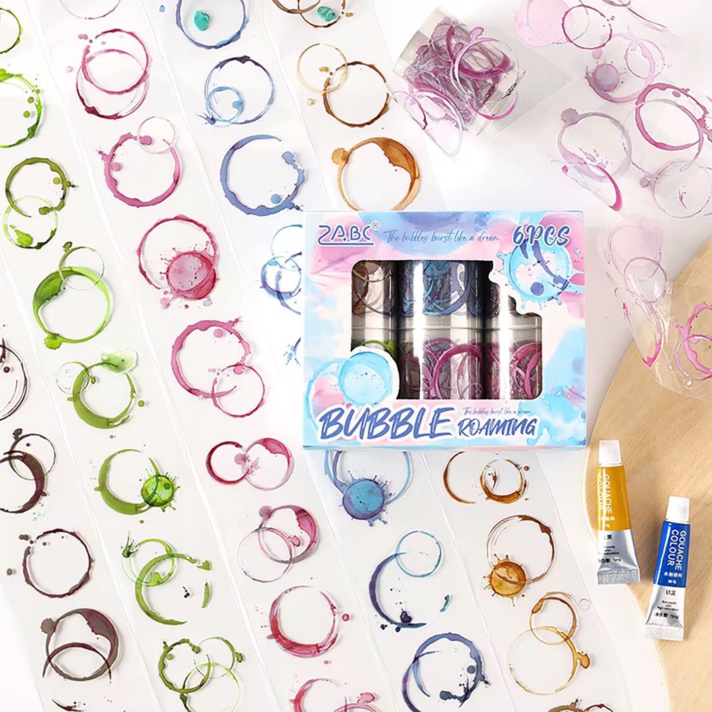 Bubble Pet Washitape Set