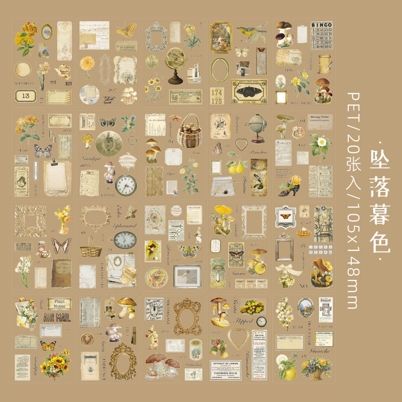 Brilliant Elegy Series Journal Sticker Book