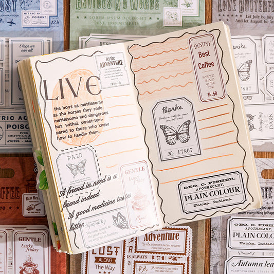 Journaling Tag Stickers