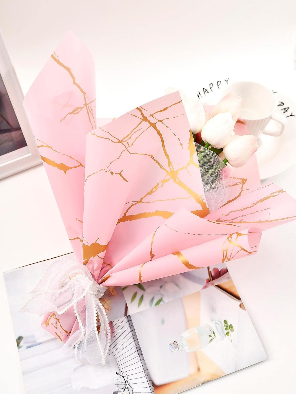 Marble Boquet Sheet 5 pcs Set