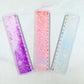 Glitter Ruler With Stickers