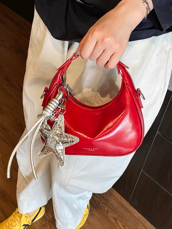 Star Solid Box Shoulder Bag