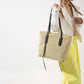 Corduroy Crossbody Tote Bag