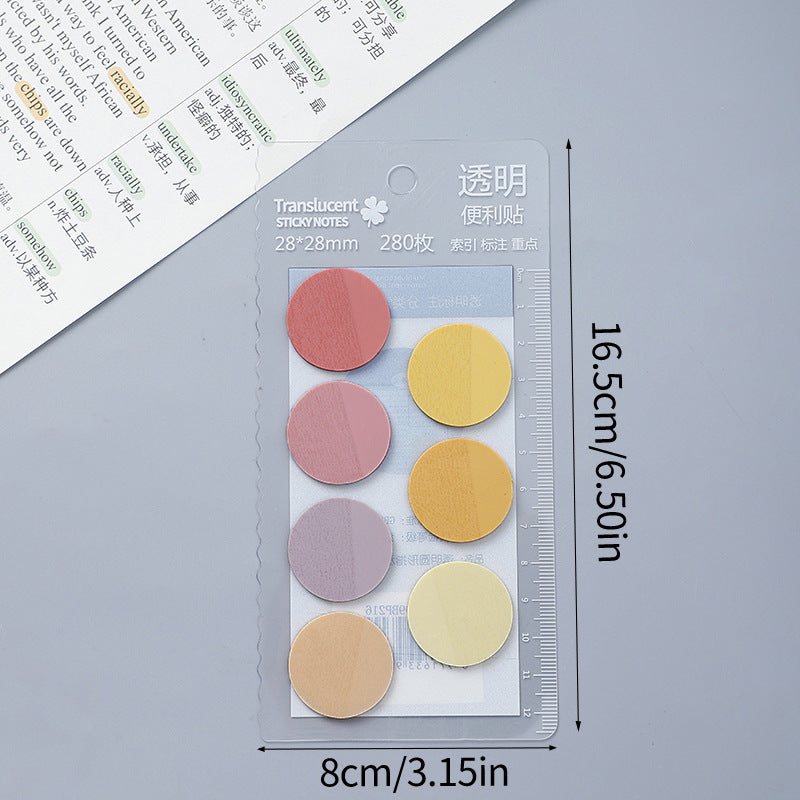 Morandi Transparent Sticky Note