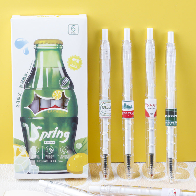 Moka Spring Gel Pen Set