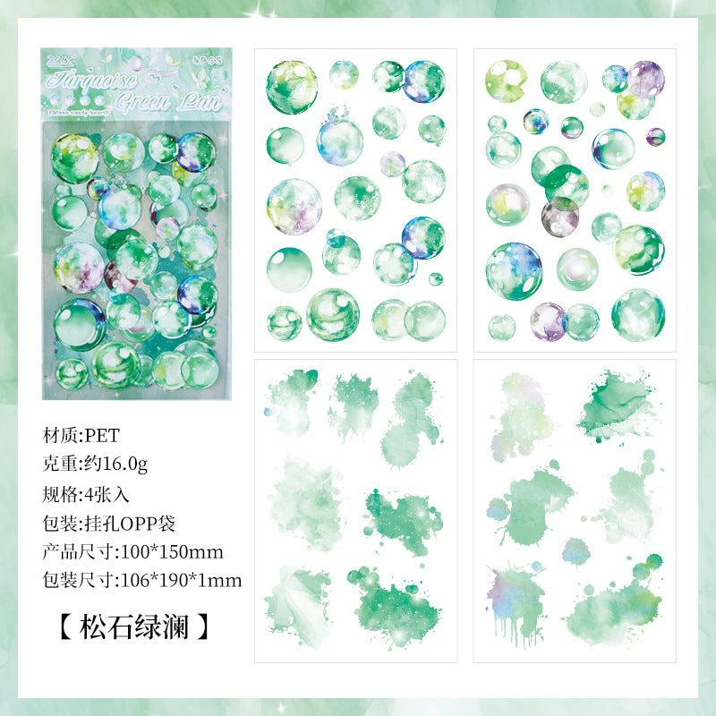 Drop Theme Journaling Stickers