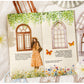 Vintage Window Of Frame Journal