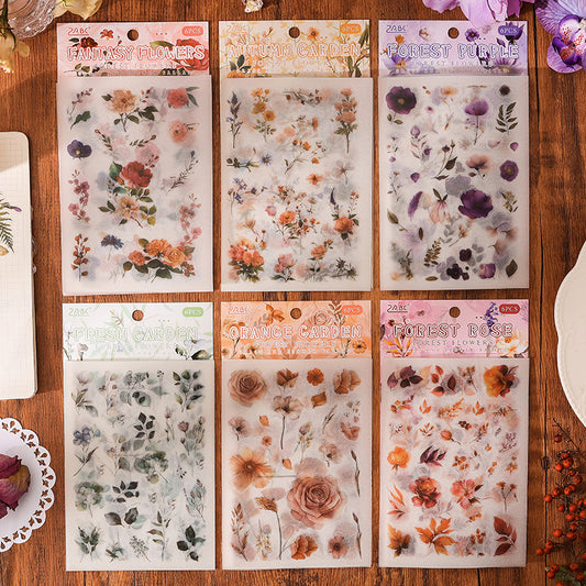 Butter Sheet Journal Stickers (6pcs Set)