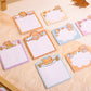 Bear Sticky Notes With Keychains