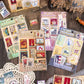 Postal Stamp Journal Sticker
