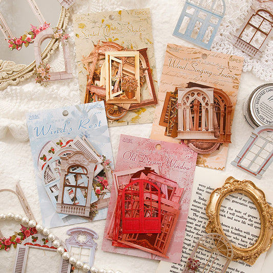 Vintage Window Of Frame Journal