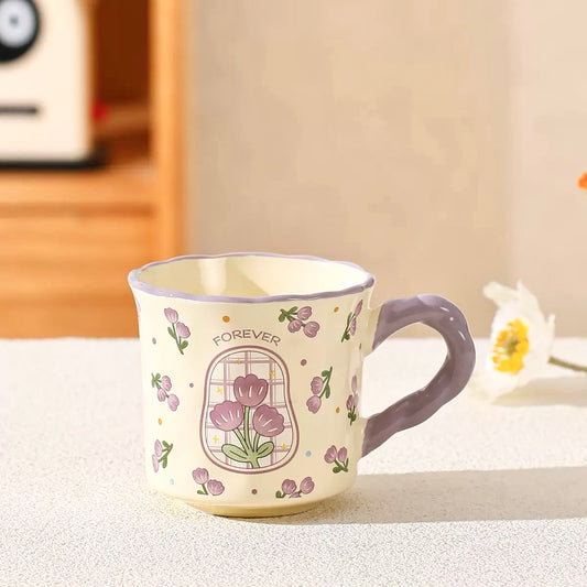 Floral  Ceramic Mug