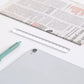 Glass Curved Crystal Ruler