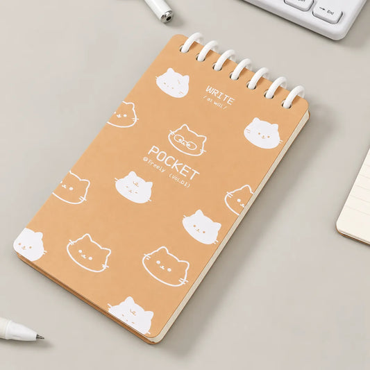 Mini Kitty Spiral Notebook