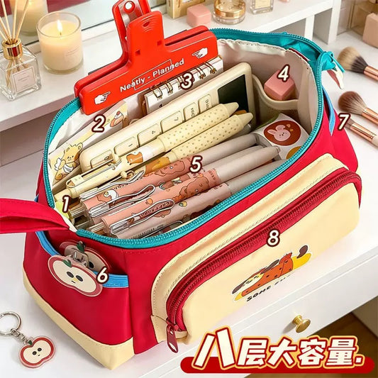 Kawaii Large Capacity Pencil Case
