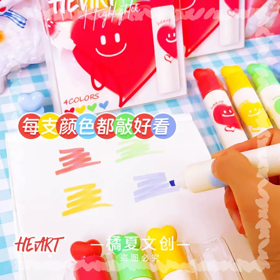 Heart Pop Highlighter Set